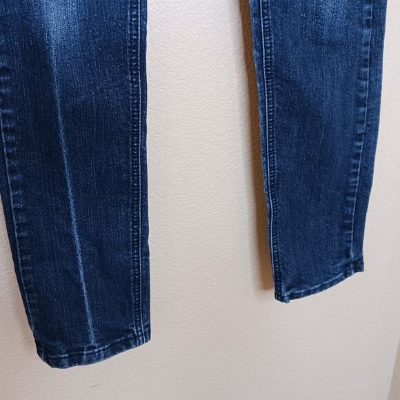 Red Camel Ava Jeans Womens Junior Size 5 Blue Skinny Embellished Low Rise Denim - Picture 4 of 10